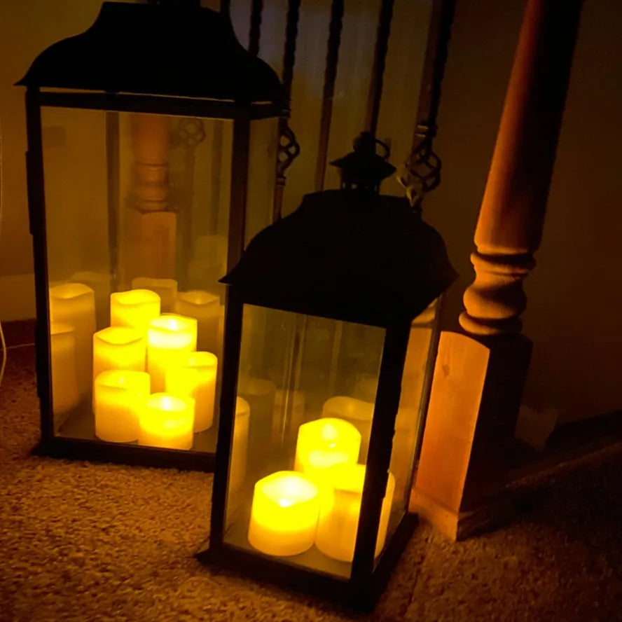 LED Kaarsen zonder Vlam - Decoratieve LED Kaarsen met Smelteffect - Sfeerverlichting op Batterijen - Vlamloze Kaars voor Veilige Decoratie