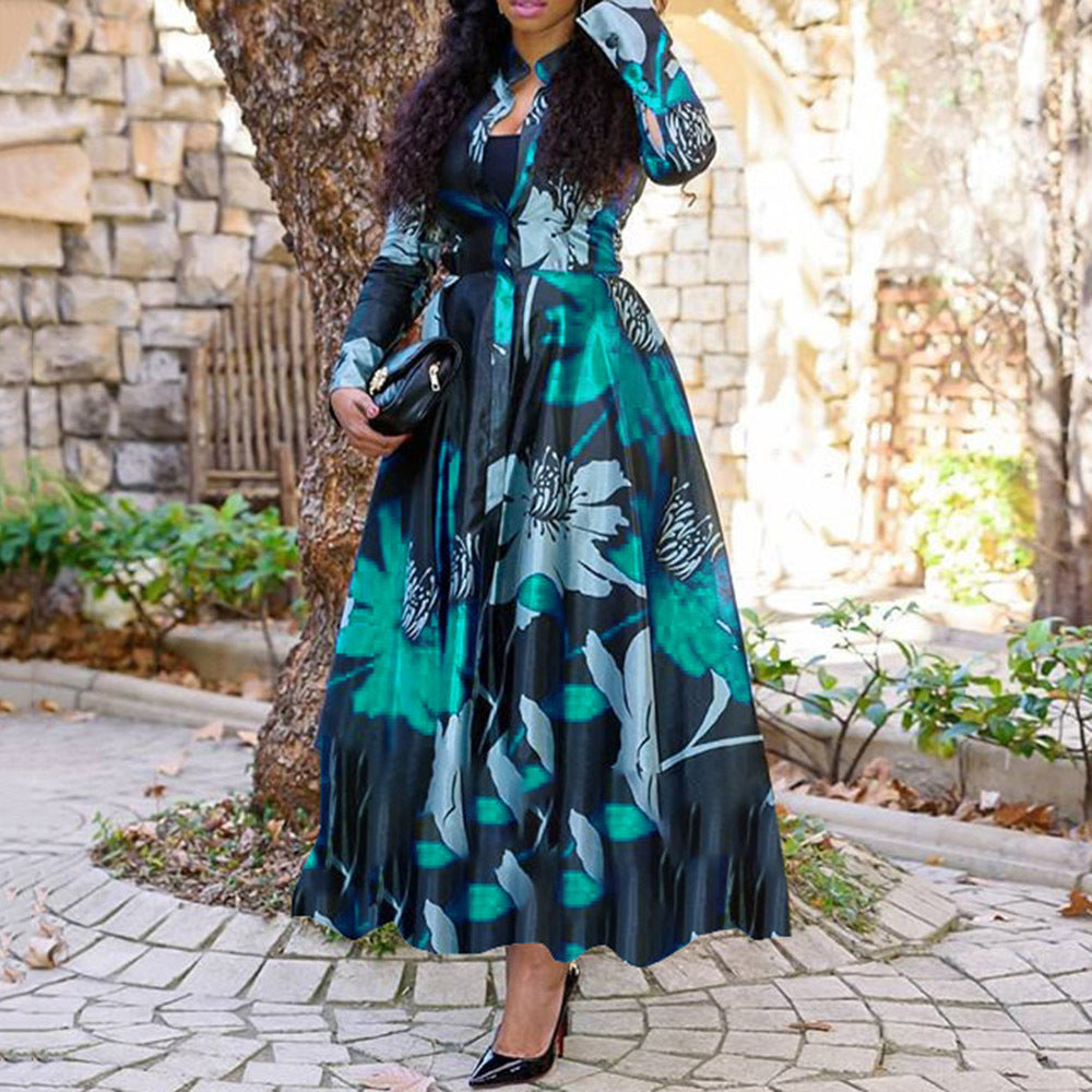 Zomerjurk Bloemenjurk voor Vrouw Elegante Jurk