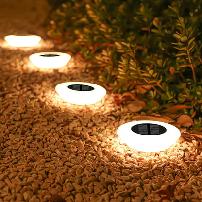 Solar Tuinverlichting 4-delig Set voor Paden en Borders Weervast LED Buitenlampen Automatisch Dag-Nacht Sensor Zwart
