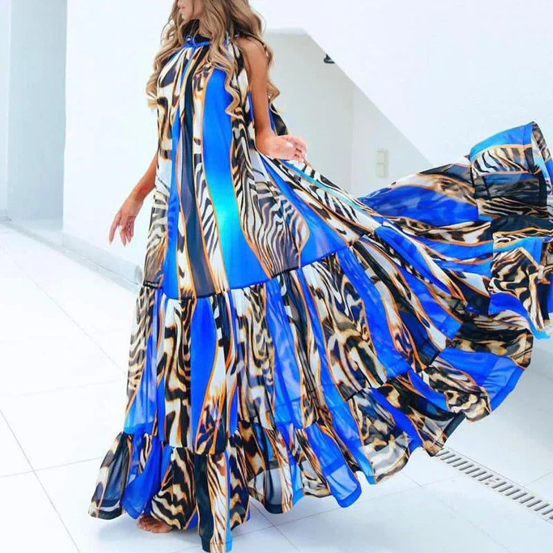 Vrouwelijke Zomerjurk Feestelijk en Luchtig voor Warme Avonden - StudioMarella