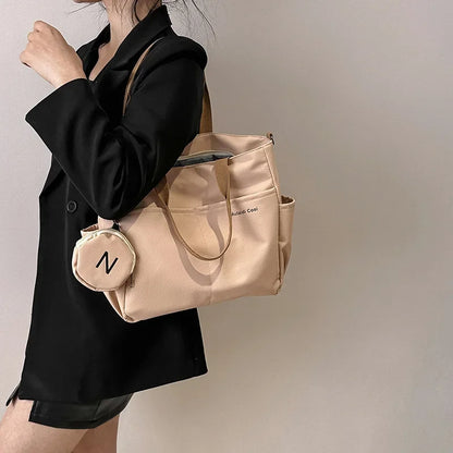 Stijlvolle Canvas Crossbody Tas voor Dames