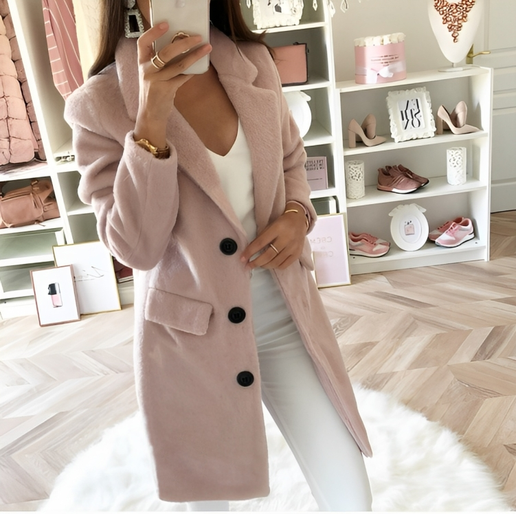 Dames Winterjas Elegante Lange Warme Kwaliteit