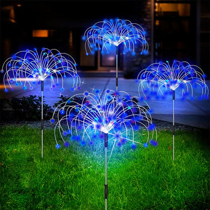 Zonnevuurwerk Tuinlamp 120 LED | Waterdicht IP65 | 8 Verlichtingsmodi