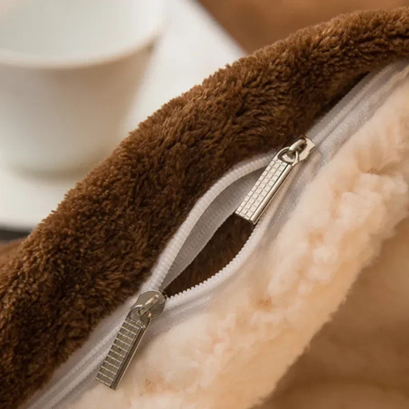 Wollen Plaid Deken | Warm & Zacht | Dubbelzijdig | Voor Bed, Bank & Winter