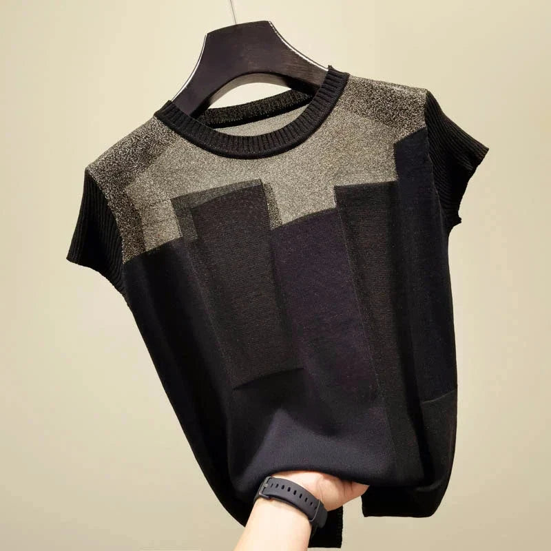 Luxe Zomer Blouse Vrouwelijk en Luchtig
