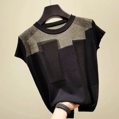 Luxe Zomer Blouse Vrouwelijk en Luchtig