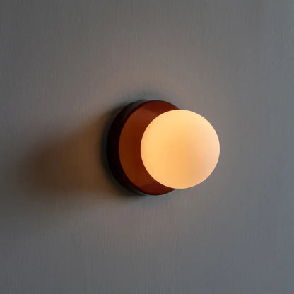 Wandlamp Glas Rond Nordisch Minimalistisch G9 LED Zwart Wit Groen Slaapkamer
