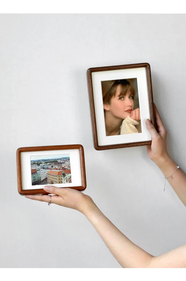 Fotolijst Hout Massief Handgemaakt A4 Portretlijst Woonkamer Trouwfoto Vintage