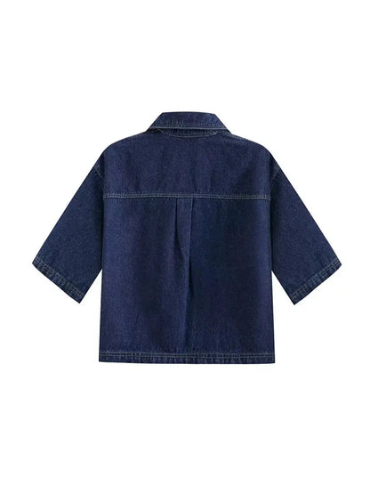 Dames Jeansset - Korte Broek en Minirok