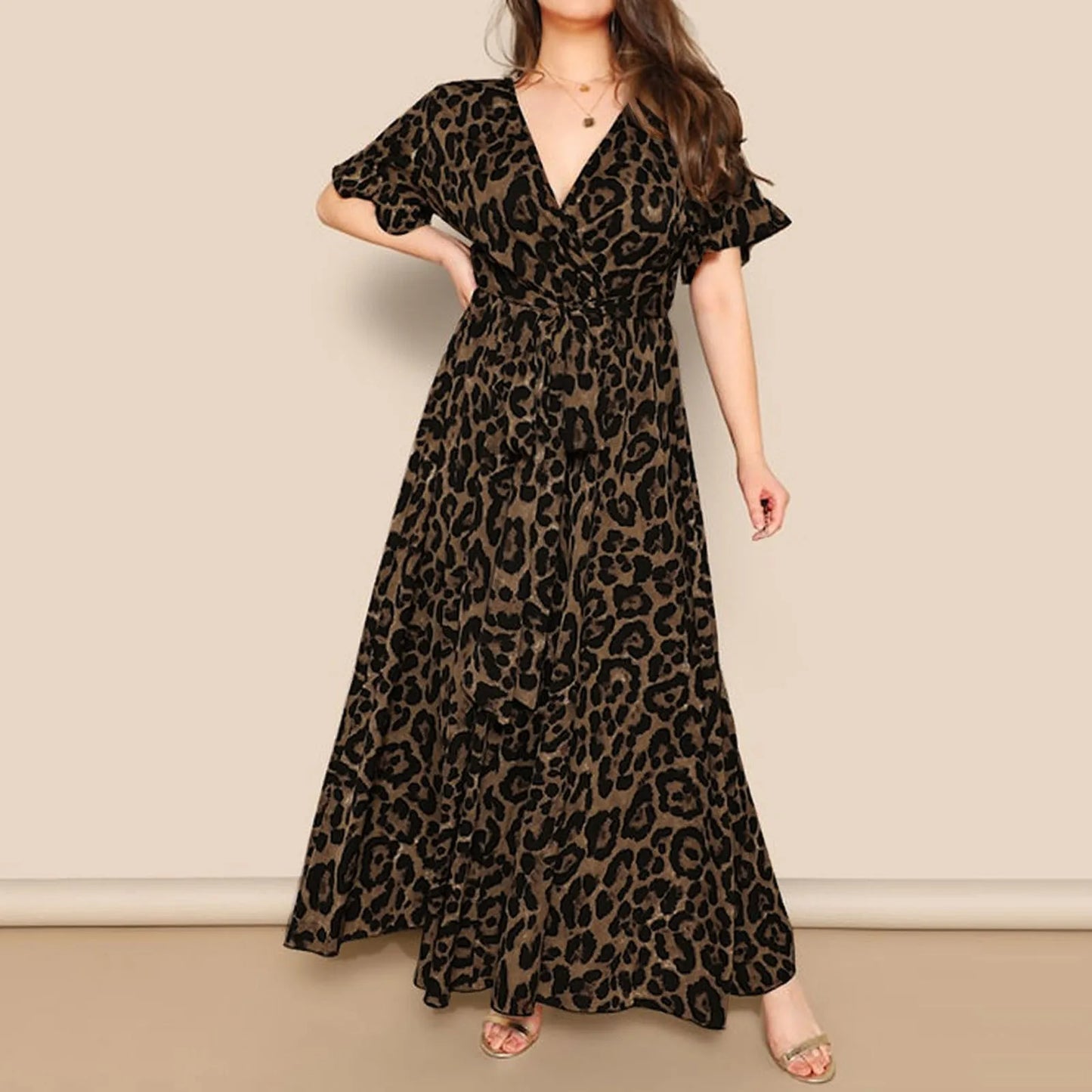 Maxi Jurk Lange Zomerjurk Elegante Stijl