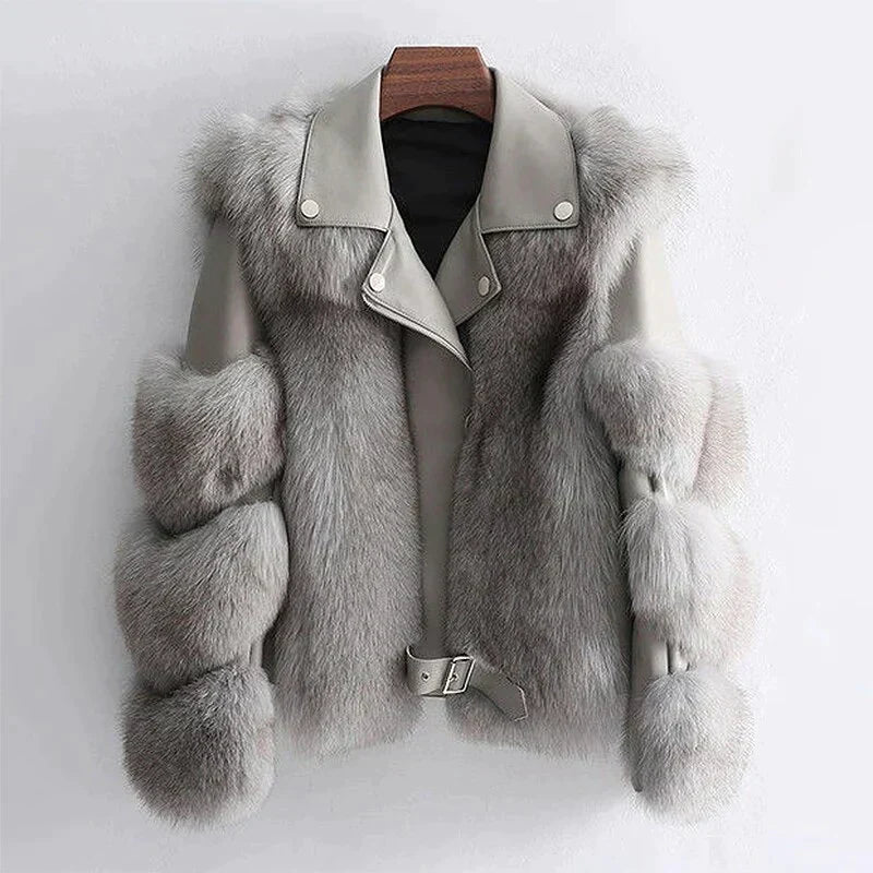 Leren Jas Vrouw Warm en Elegant