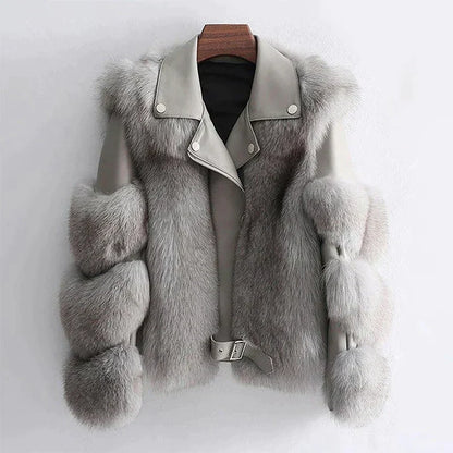 Leren Jas Vrouw Warm en Elegant