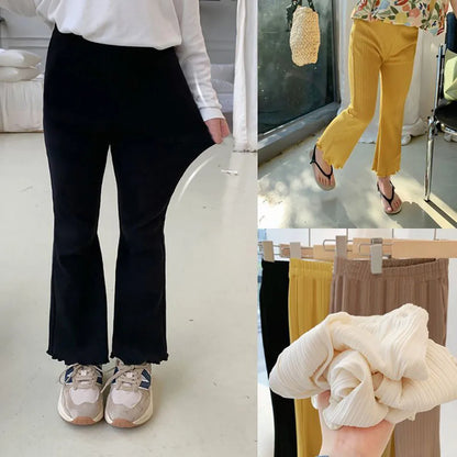 Prinses Broek Flared Zijde Stof