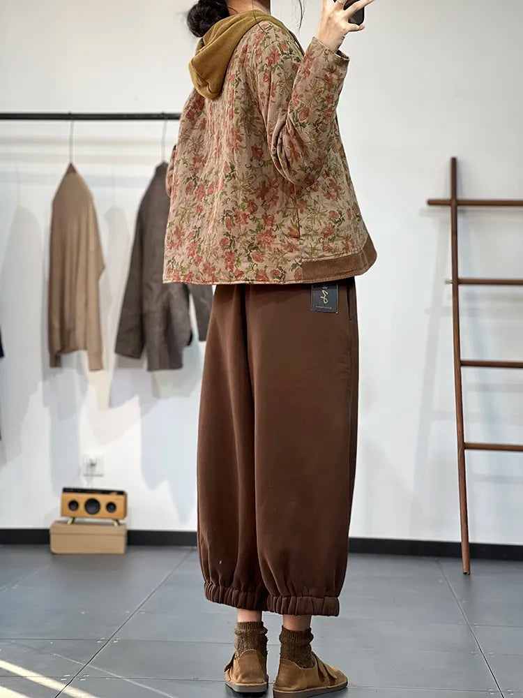 Vrouwelijk Jasje Gebloemd Floral Stijl Vintage