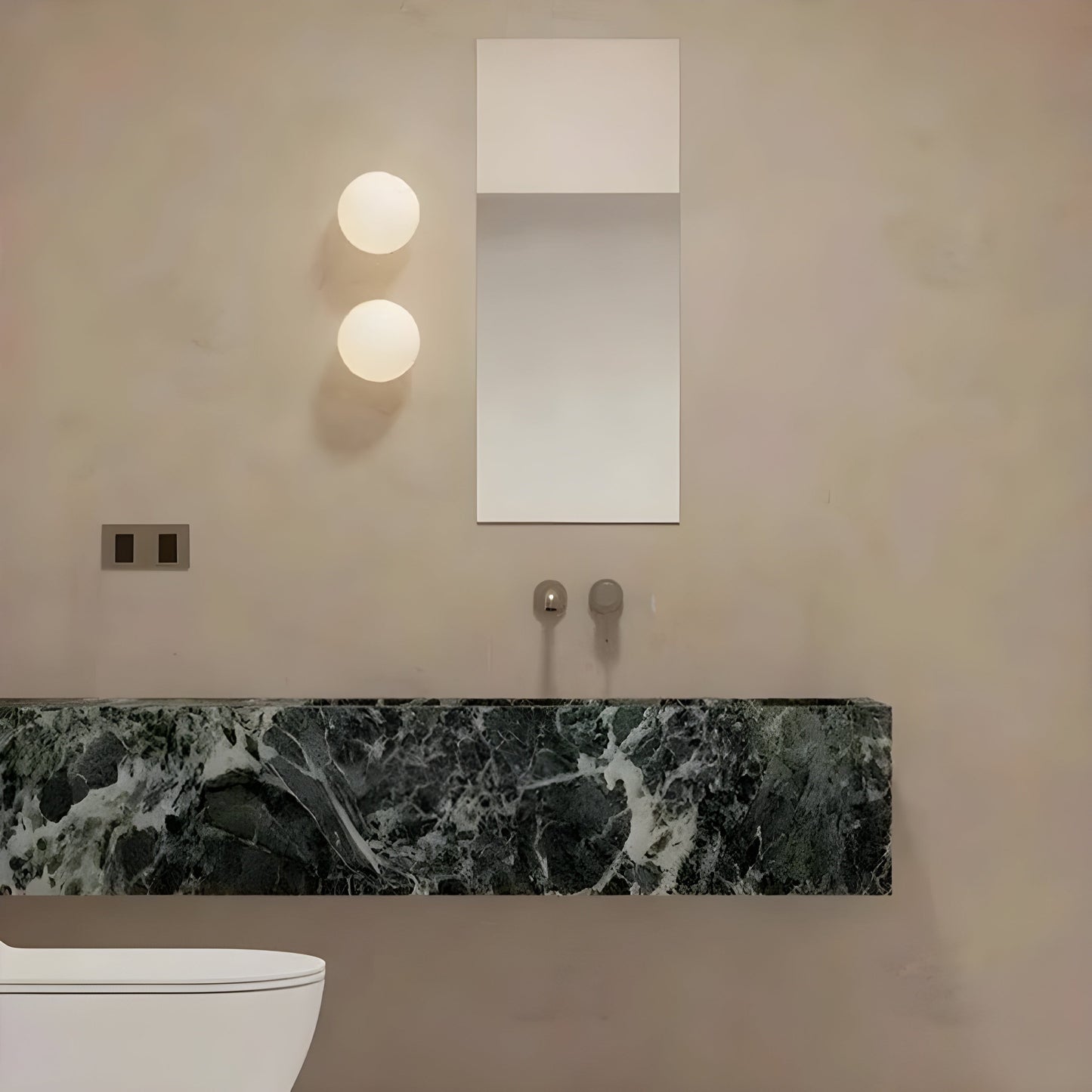 Wandlamp Rond Matglas Minimalistisch Scandinavisch Japandi Stijlvol Woonkamer Slaapkamer