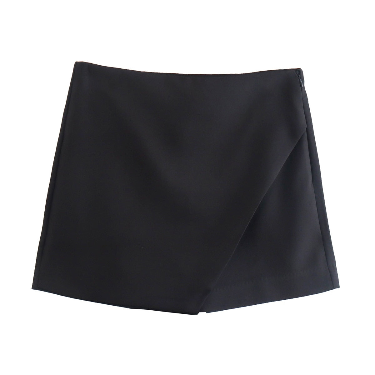 Korte Skort Broek met Rok Effect voor Vrouw