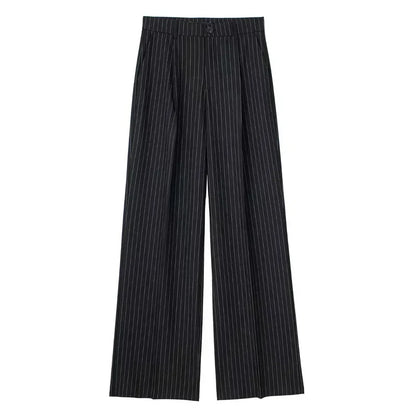 Dames Oversized Pantalon Beige Losse Zomerbroek