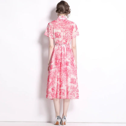 Zomerjurk Retro Vrouwen Jurk Mode