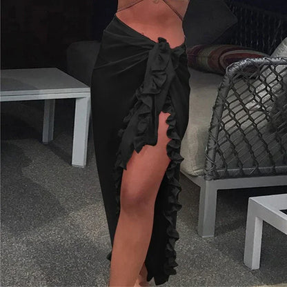 Zwemkleding Bikini Beach Cover Up Chiffon Badjurk