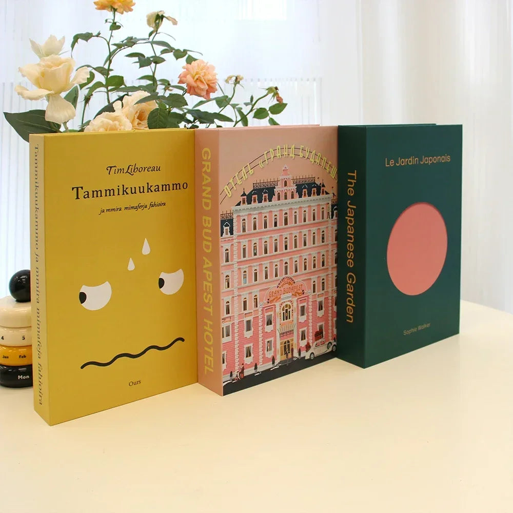 Salontafel Decoratie Boeken Set 3 Stuks Opvouwbaar Design Koffietafel Styling