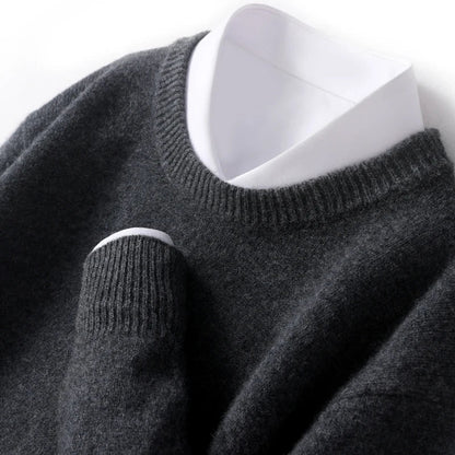 Merino Wollen Sweater Heren Warm en Comfortabel