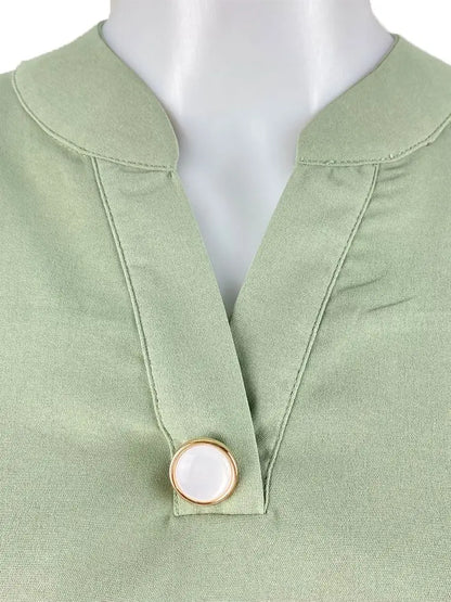 Vrouwelijke Blouse van Chiffon met Elegante Pasvorm