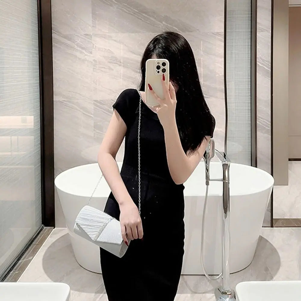 Luxueuze Glitter Clutch Tas