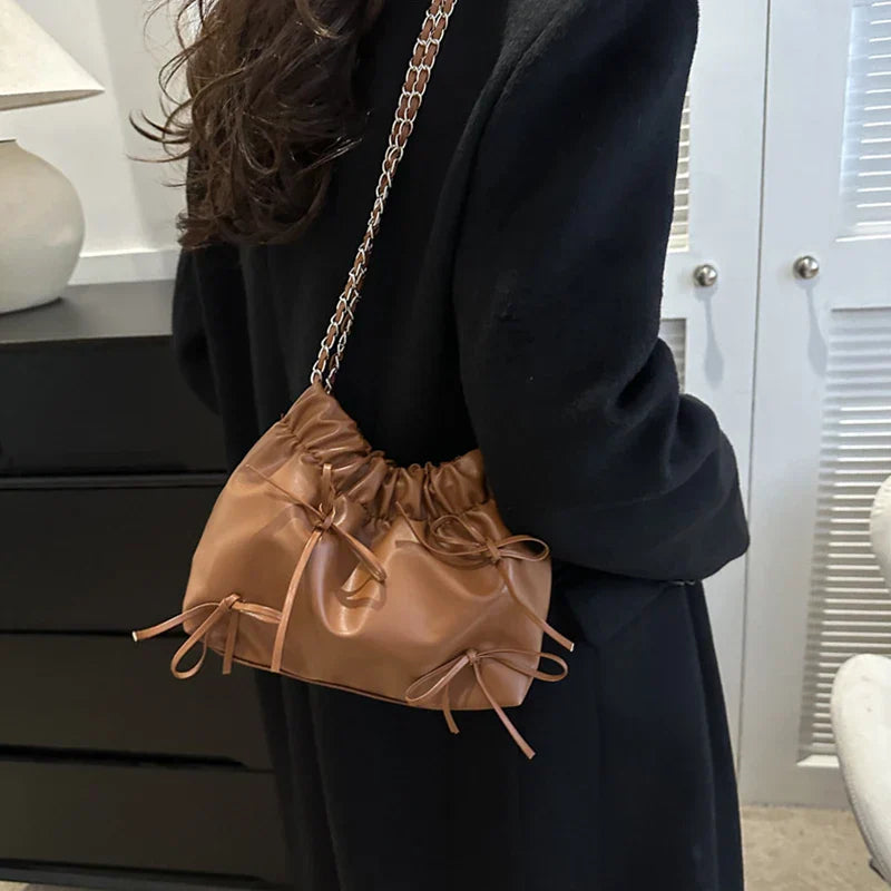 Luxe Strik Crossbody Tas voor Dames