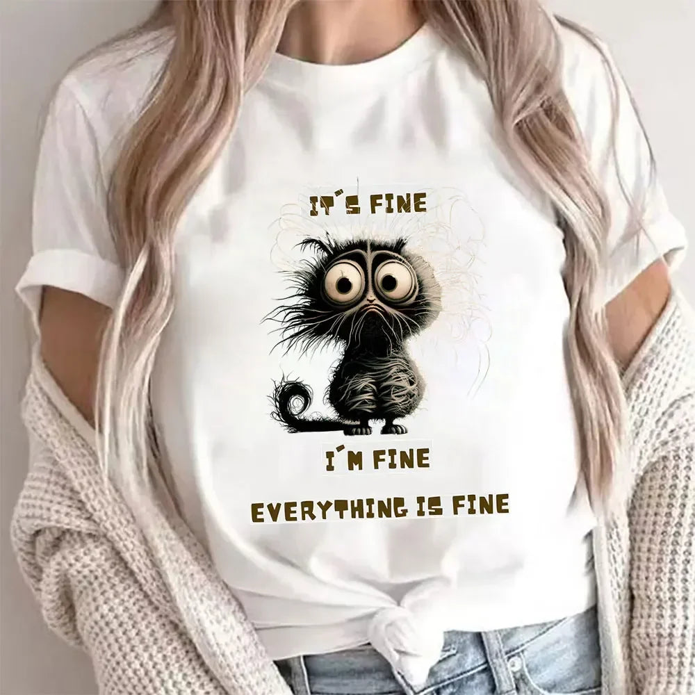 Grappige Katten T-shirt voor Dames en Heren - StudioMarella