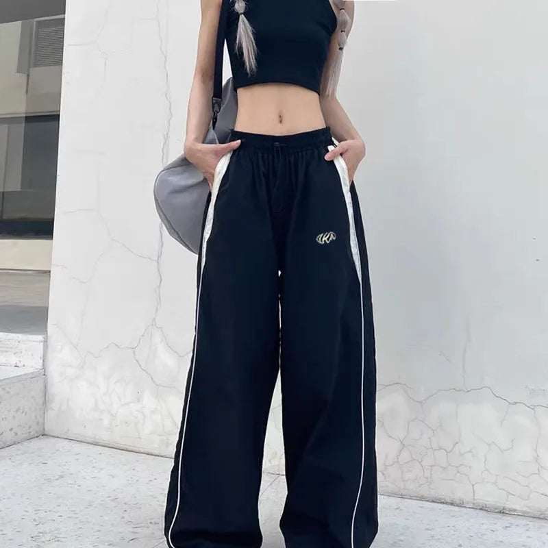 Wijde Pijpen Broek Elegante Zomerstijl