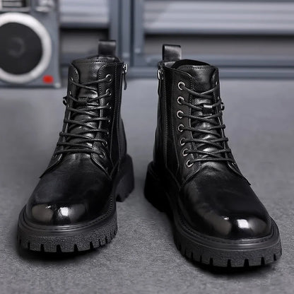 Herenboots Waterdicht Robuust met Vetersluiting Outdoor