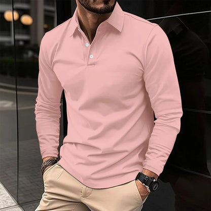 Mannen Polo Shirt Klassiek Wolfgang Wit Blauw
