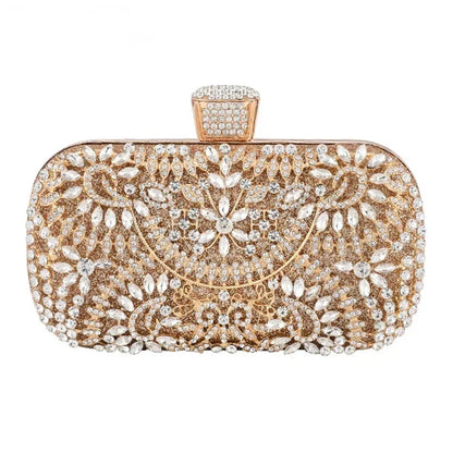 Clutch Tasje met Diamant Strass Glitter - StudioMarella