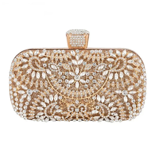 Clutch Tasje met Diamant Strass Glitter - StudioMarella