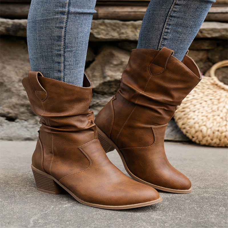 Vrouwenschoenen Laarzen PU Millie Stijlvol Comfortabel