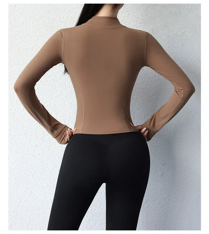 Vrouwelijke Sport Top Slim Fit Trainingsshirt