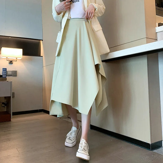 Midi Rok Plissé Chic Zwart Jurk Model - StudioMarella