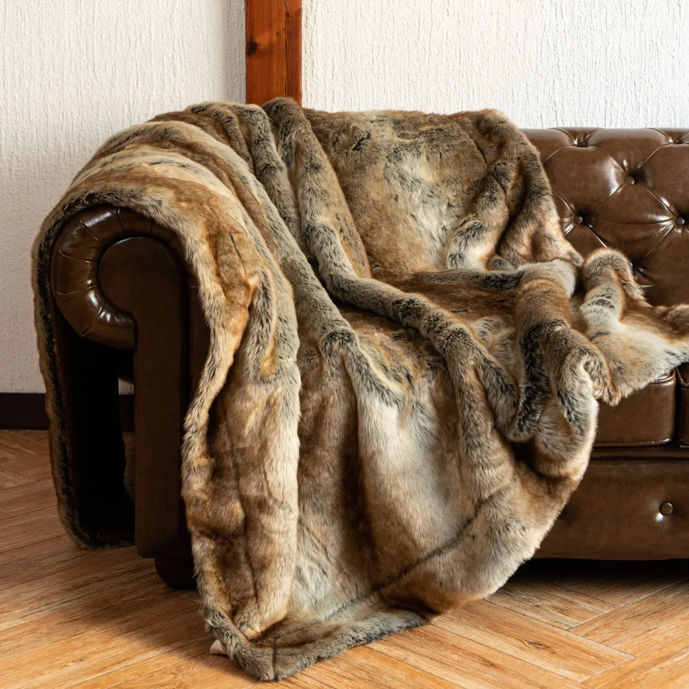 Luxe Nepbont Plaid - Zacht & Warm Sierkleed voor Bank of Bed