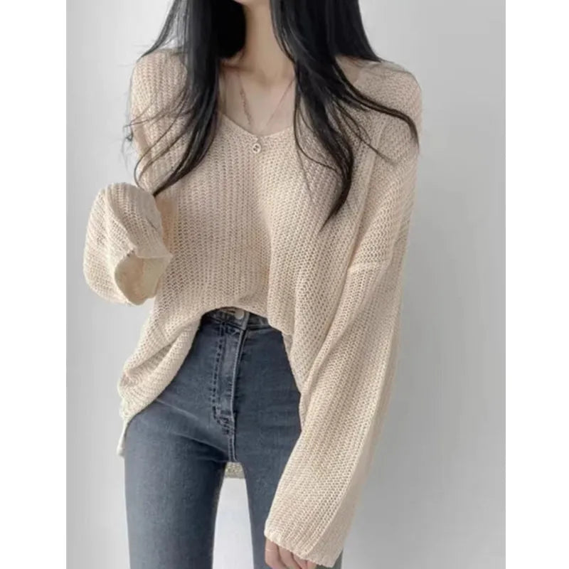 Gehaakte Mesh Trui Zomerse Lichtgewicht Kleding - StudioMarella