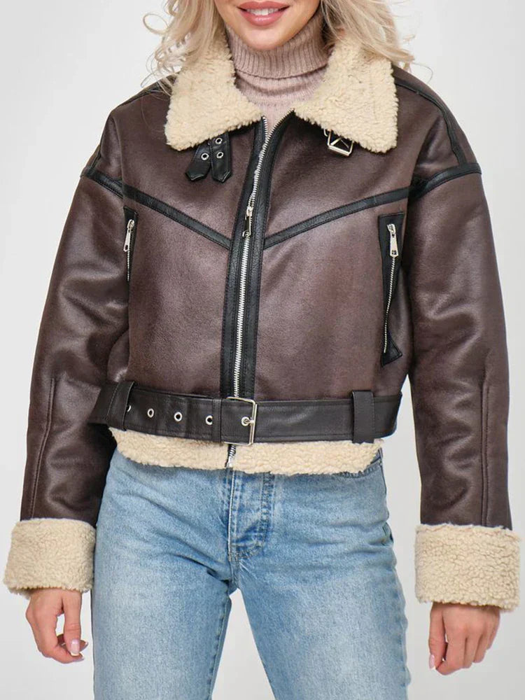 Vrouwen Faux Fur Mantel Zacht Luxe Look