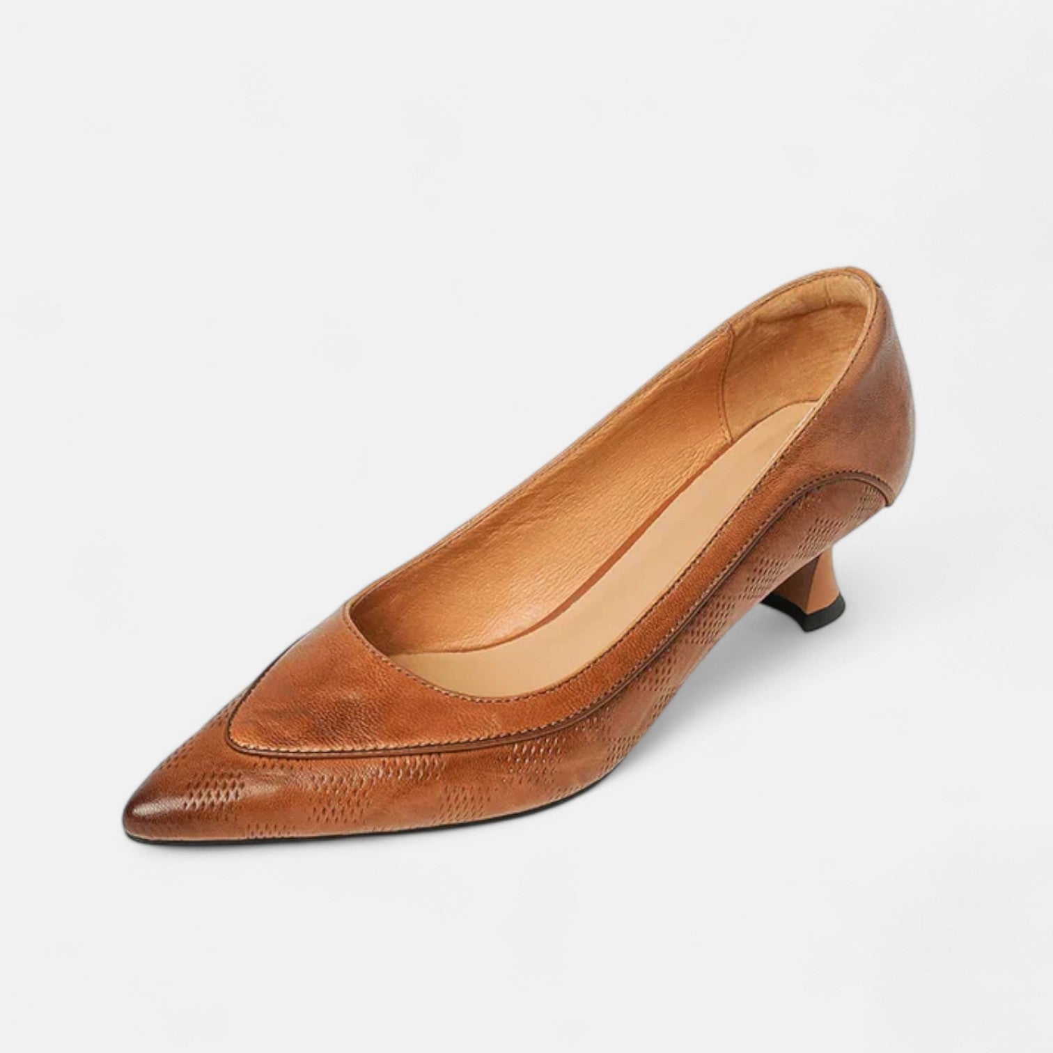 Dames Leren Pumps Met Hak - StudioMarella