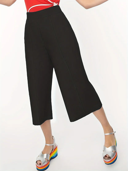 Wijde Zomerbroek Plus Size Comfy Stof