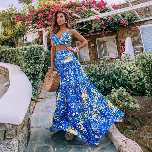 Zomerjurk Vrouw Strandjurkje Bloemenprint Kleurrijk - StudioMarella