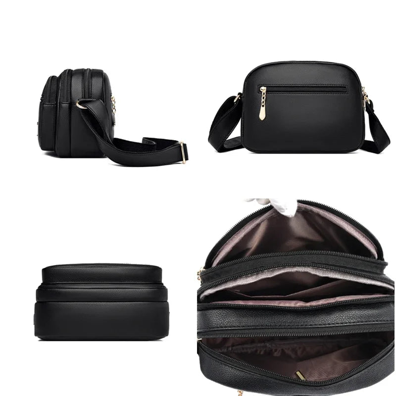 Leren Handtas Luxe Design voor Dames
