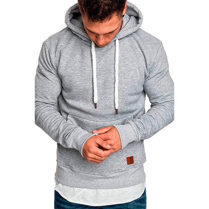 Heren Hoodie Zacht Casual met Buidelzak voor Dagelijks Gebruik