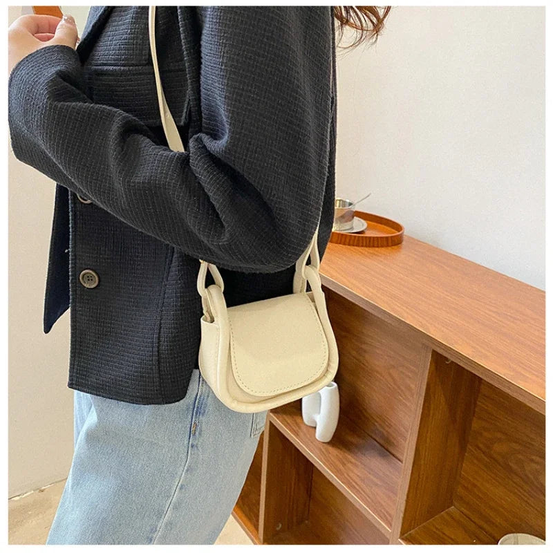 Mini Crossbody Tas Leer Chic Elegant Design