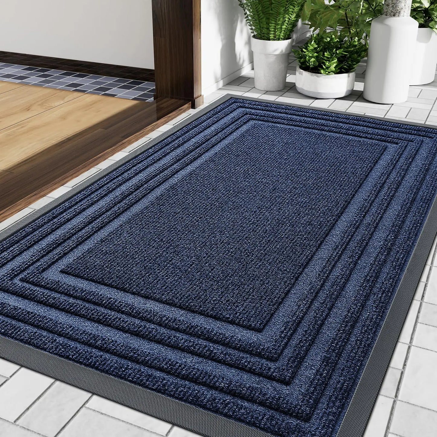 Rubberen Deurmat Antislip Zwaar Binnen Buiten Entree Hal