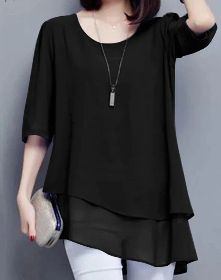 Vrouwen Blouse Lacey Kanten Jurkje