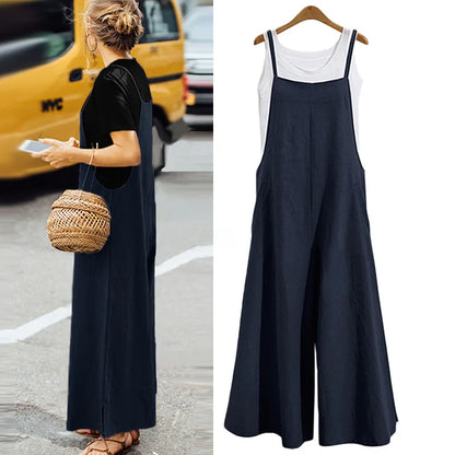 Zomerse Jumpsuit met Korte Mouwen