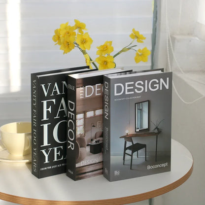 Salontafel Decoratie Boeken Set 3 Stuks Opvouwbaar Design Koffietafel Styling